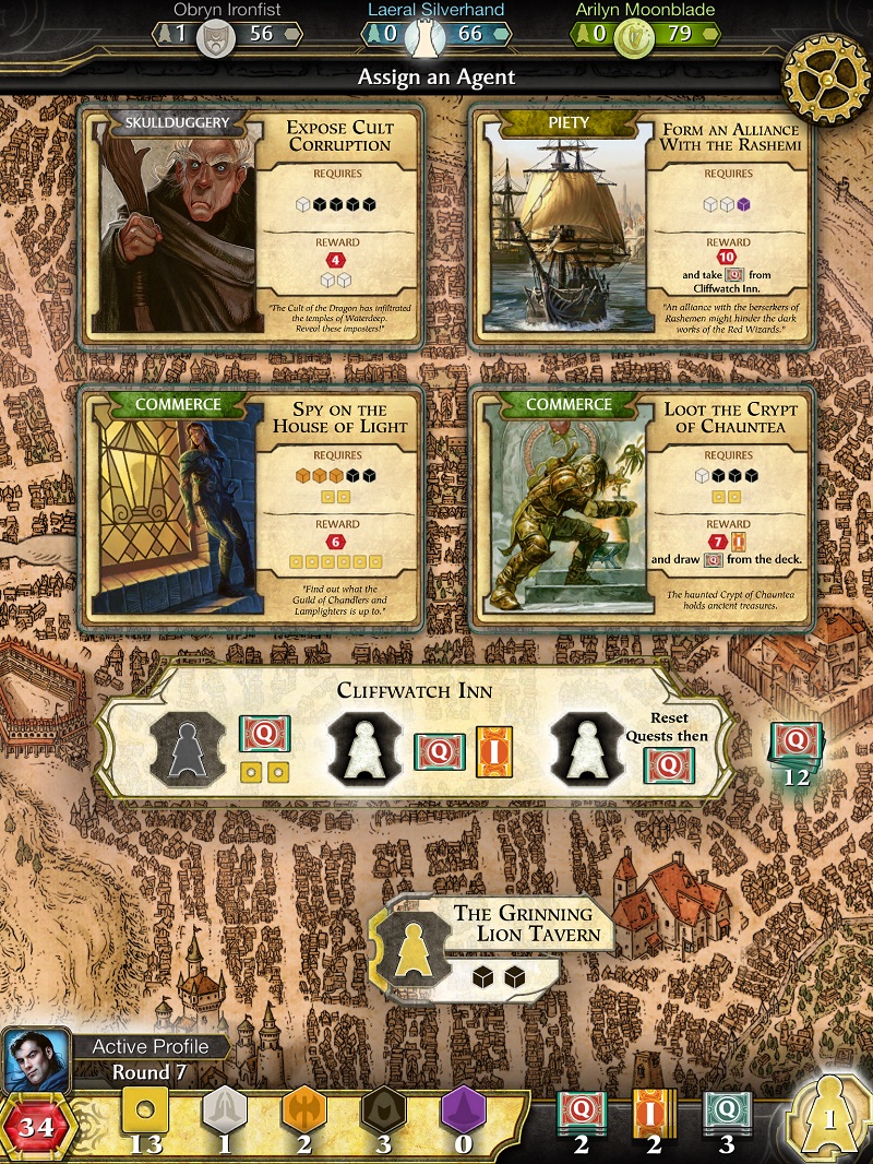 Mobile Game Lords of Waterdeep (iOS) Paste Magazine